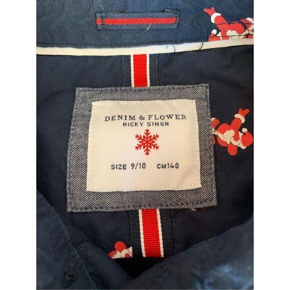 Kids Santa button down - Dabbin’ Santa 🎅🏼 - Picture 3 of 4